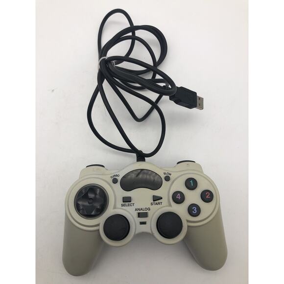 Analog USB Game Pad SKU # 234995 Century Concept Digital Gray Used - Picture 2 of 10